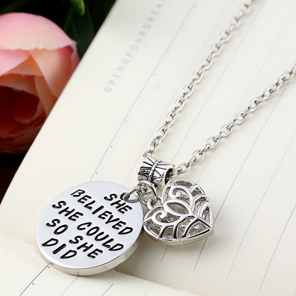 Daughter Sister & Friend Inspiration Necklace