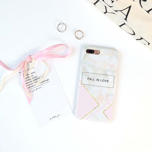 nspired Quote Marble TPU Case