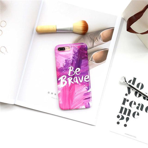 nspired Quote Marble TPU Case
