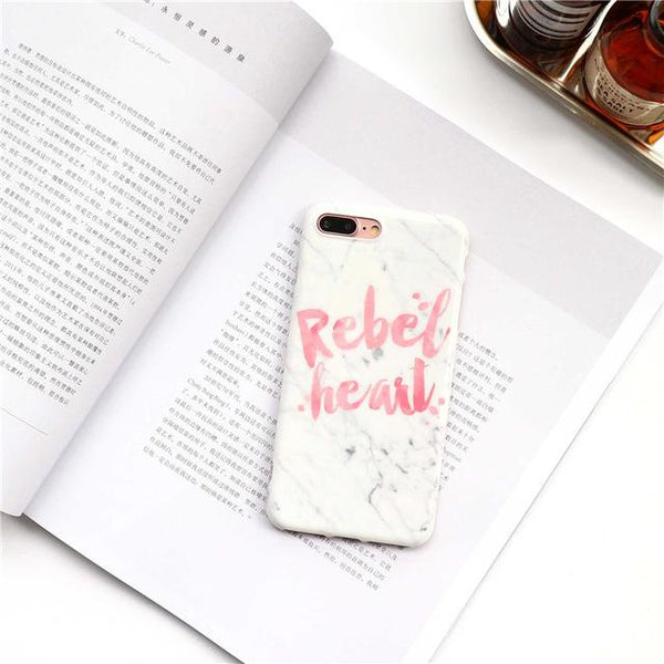 nspired Quote Marble TPU Case