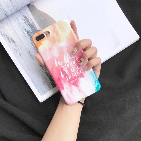 nspired Quote Marble TPU Case