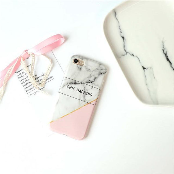 nspired Quote Marble TPU Case
