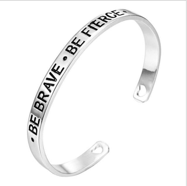 Inspirational Quote Cuff Bracelet